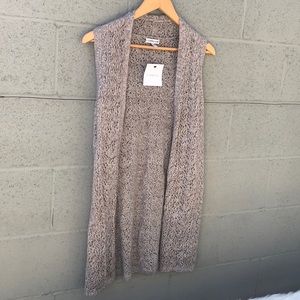 Open cardigan